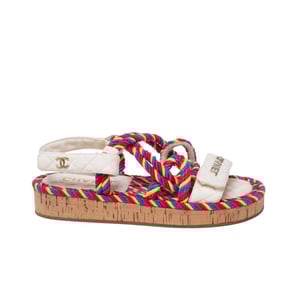 Chanel Rope Sandals Strap Multicolor