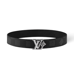 Louis Vuitton LV Silver Flower 40mm Reversible Men Belt M4253V